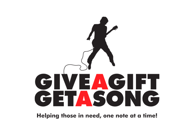 Give a gift get a song logo