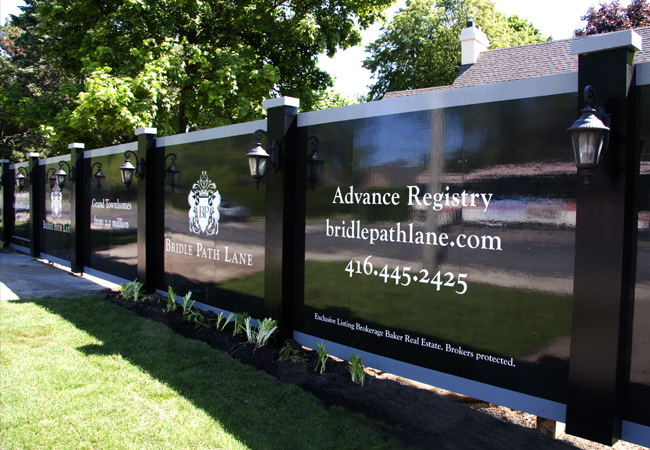 Bridle Path sign